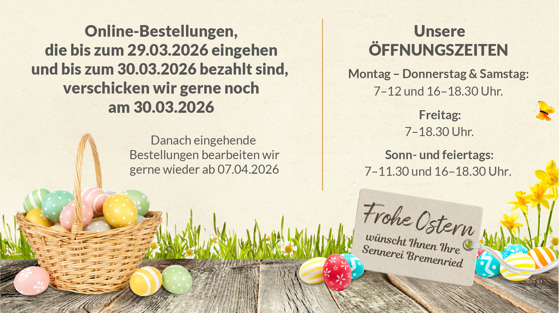 PopUp web Ostern